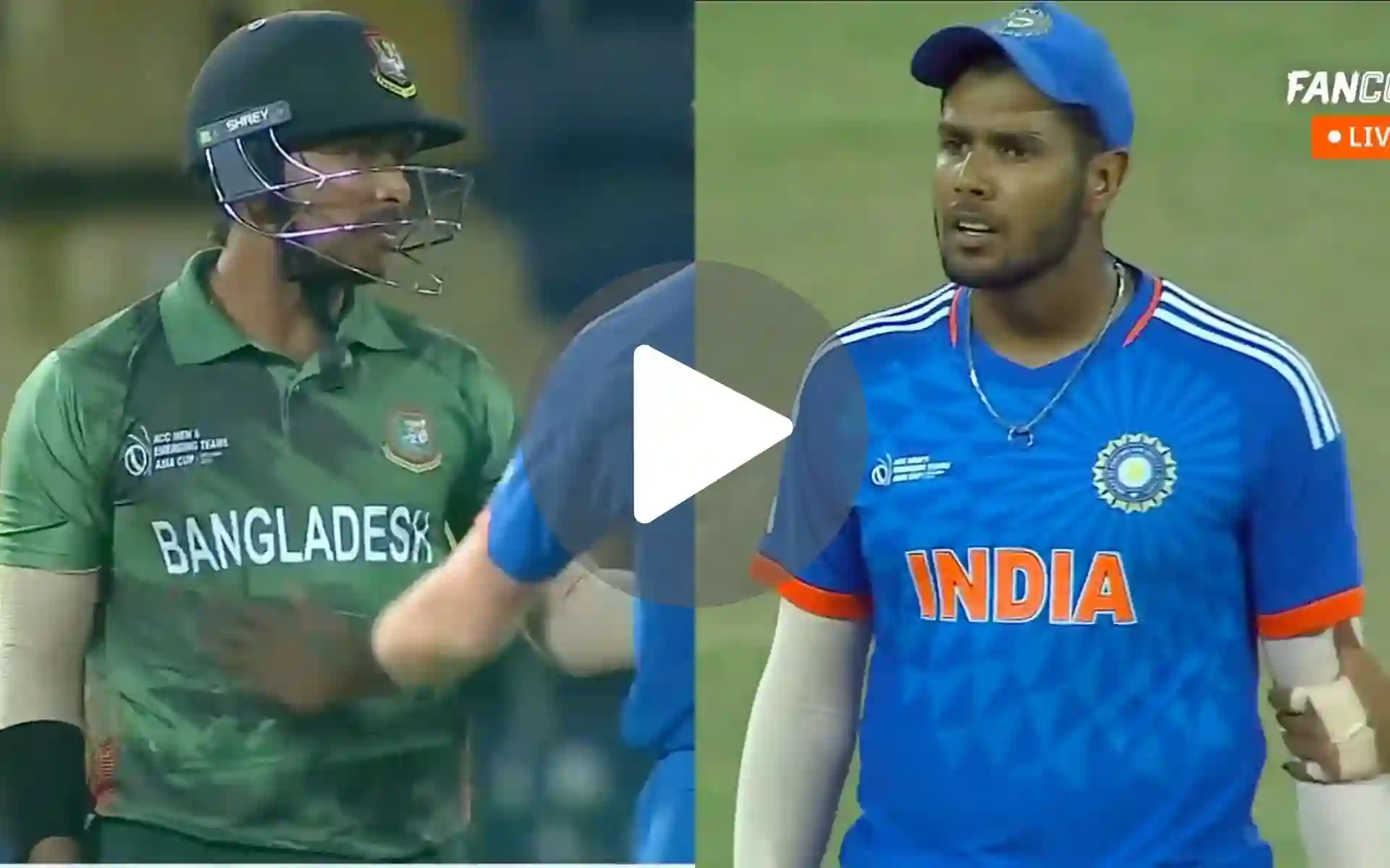 [Watch] Harshit Rana's Heated Exchange With Soumya Sarkar During Famous IND Vs BAN